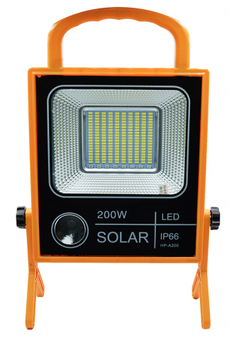 Proiector led 190 led smd 200w cu incarcare solara 